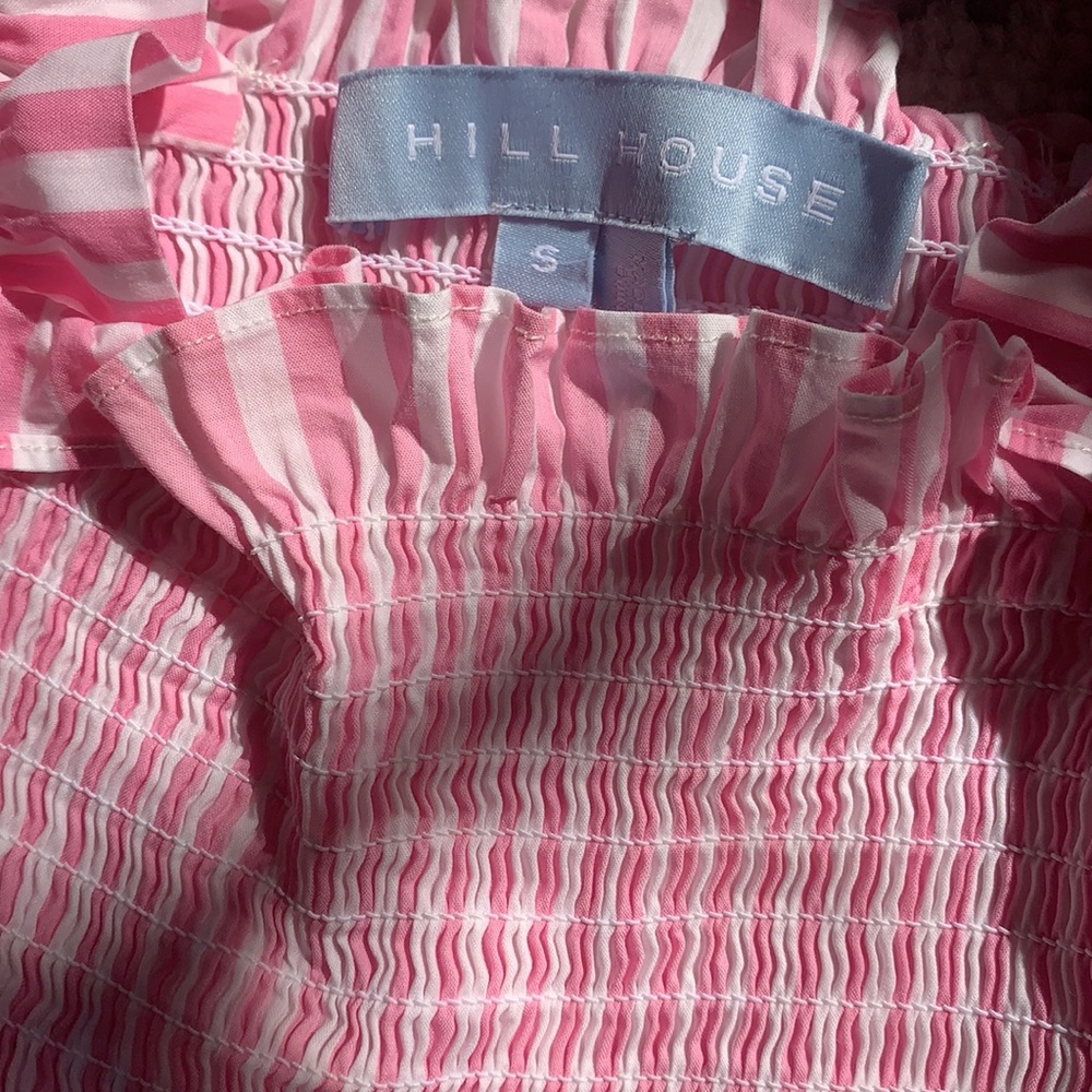 Hill House Nap Dress Ellie Bubblegum Stripe Small - Picture 3 of 5
